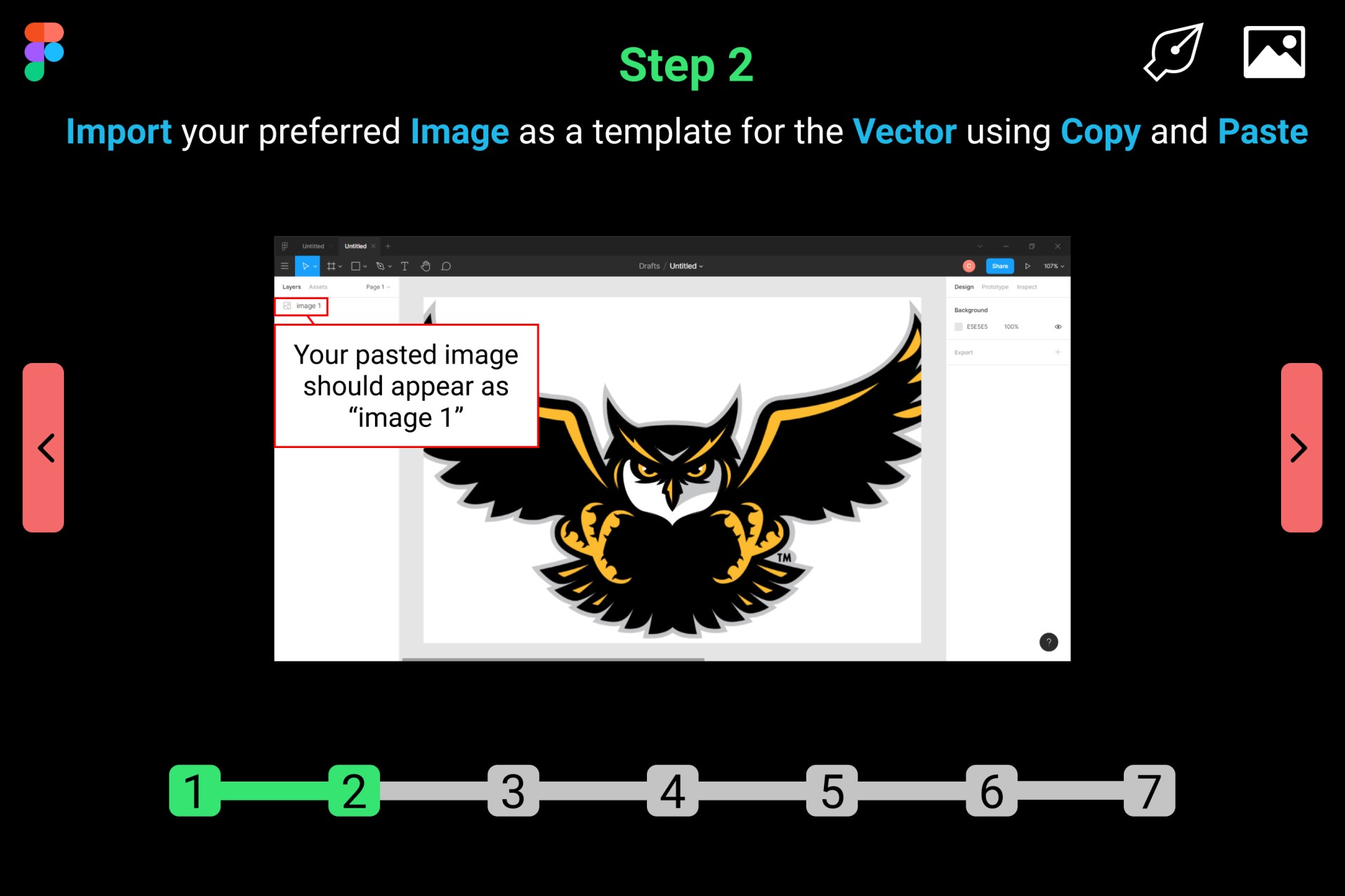 Figma pen tool tutorial step number 2