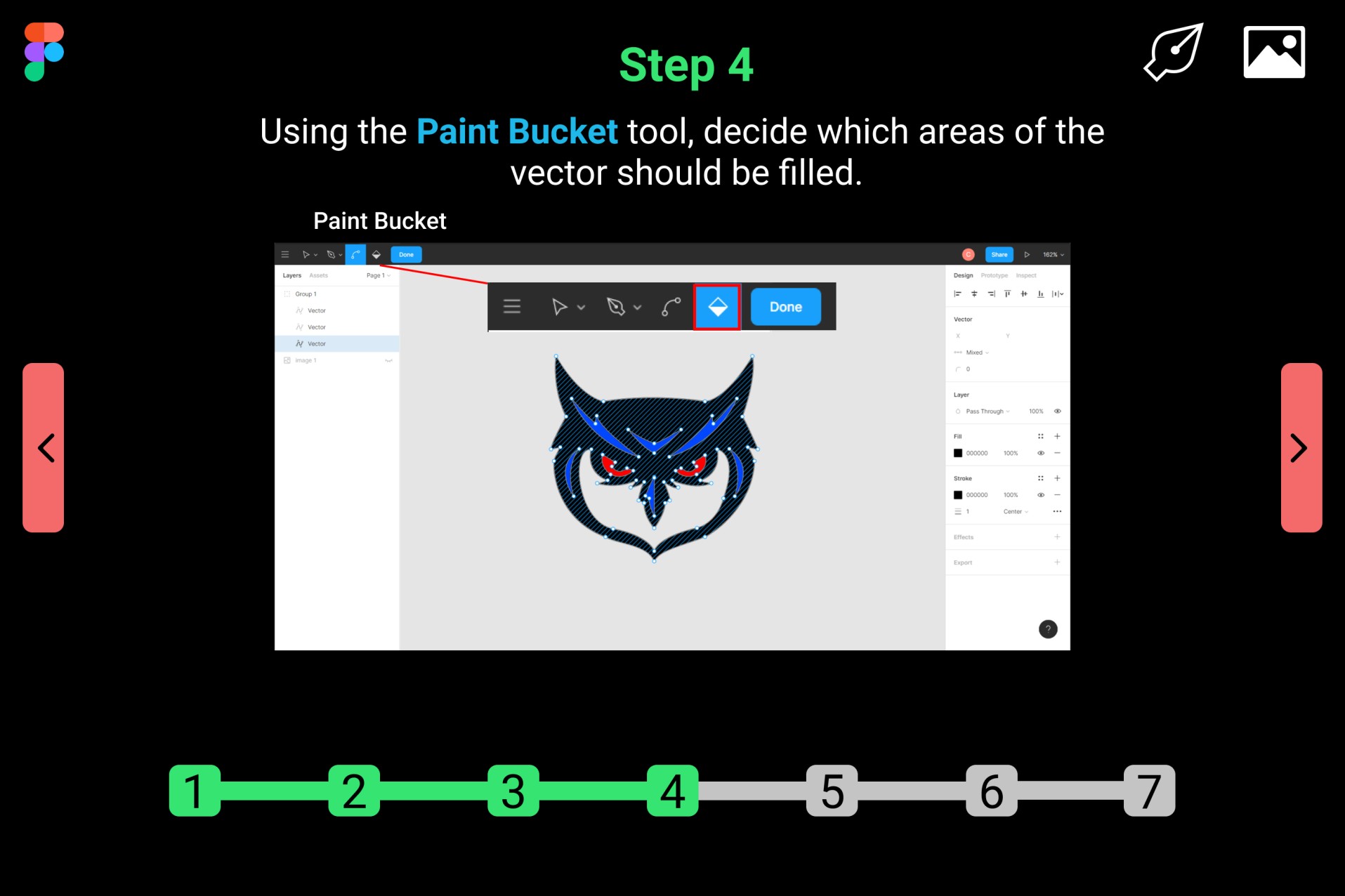 Figma pen tool tutorial step number 4