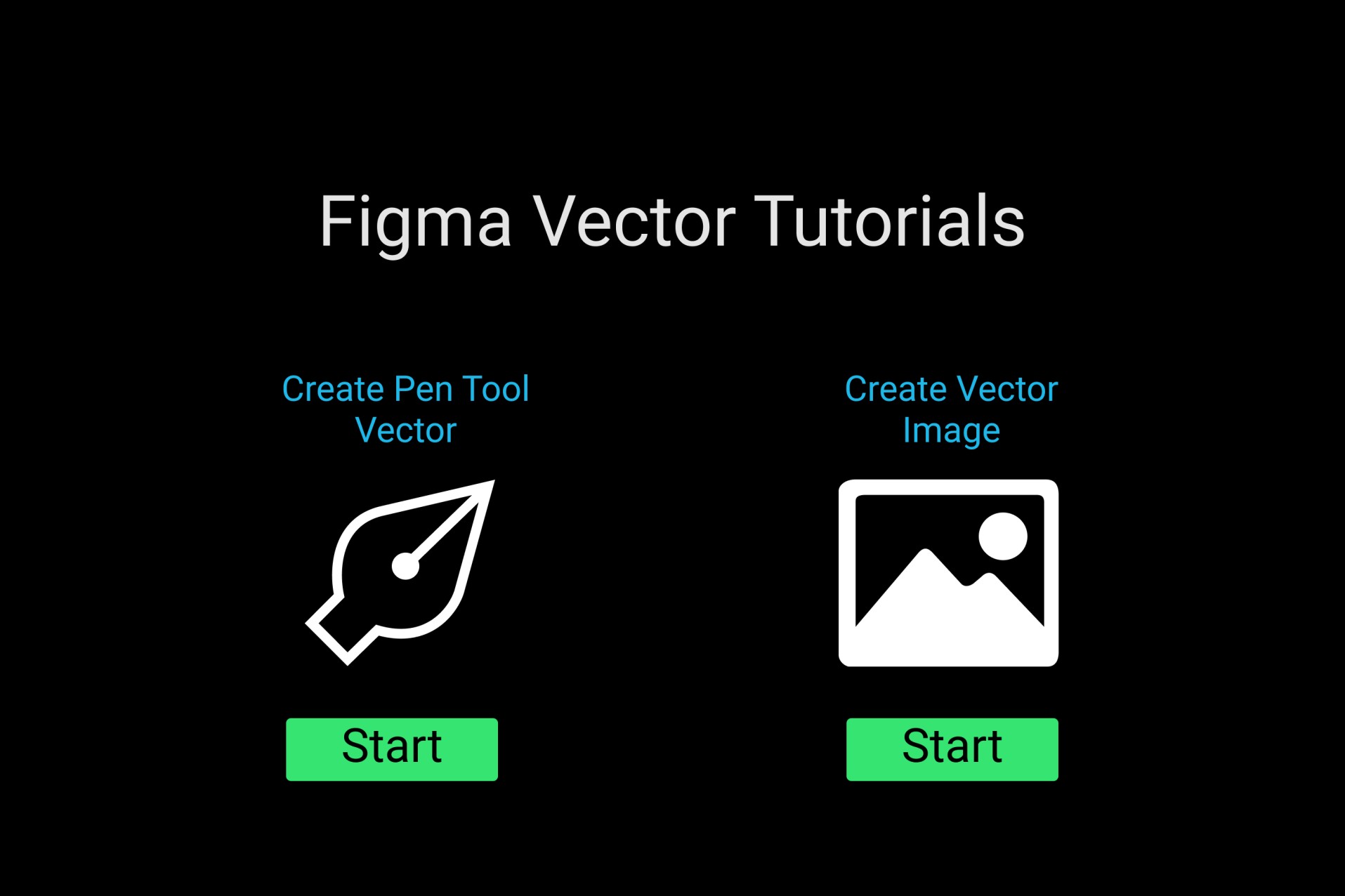 Figma vector tutorial prototype home page