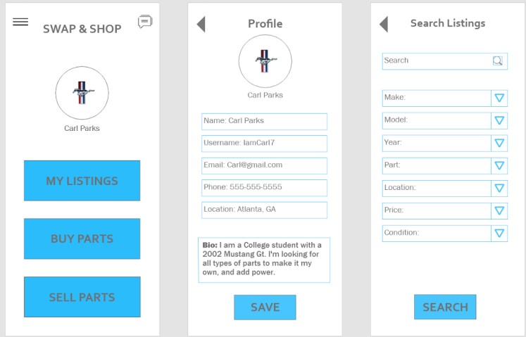 Low fidelity digital prototypes